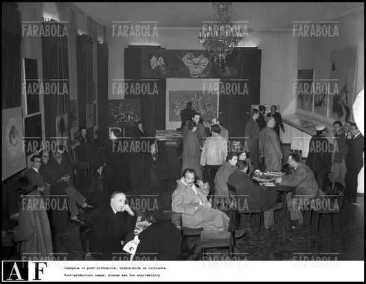 Lucio Fontana, Mostra di Arte Spaziale, 1952 - Farabola Immagine digitale