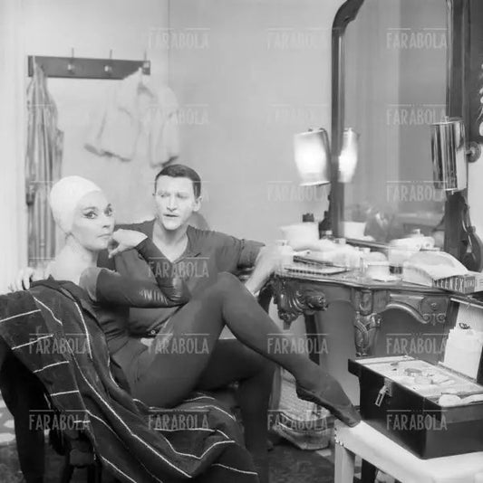Ludmilla Tcherina e Maurice Béjart, Festival di Venezia, 1961 - Farabola Immagine digitale