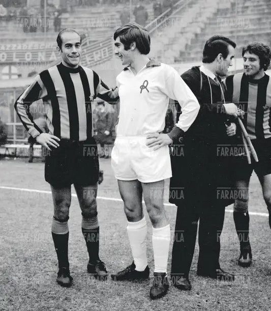 Luisito Suarez e Alberto Reif, Inter vs Vicenza, 1969 - Farabola Immagine digitale