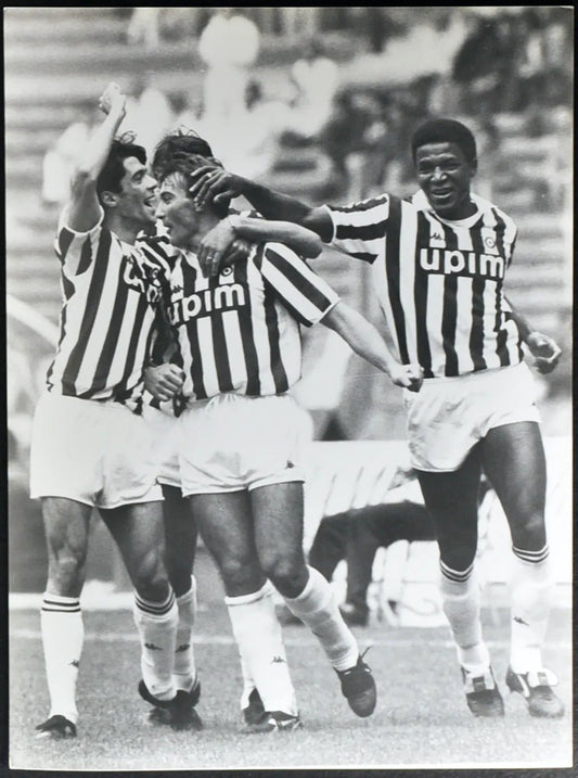 Luppi, Casiraghi e Julio Cesar Juve 1990 Ft 2518 - Stampa 24x18 cm - Farabola Stampa ai sali d'argento