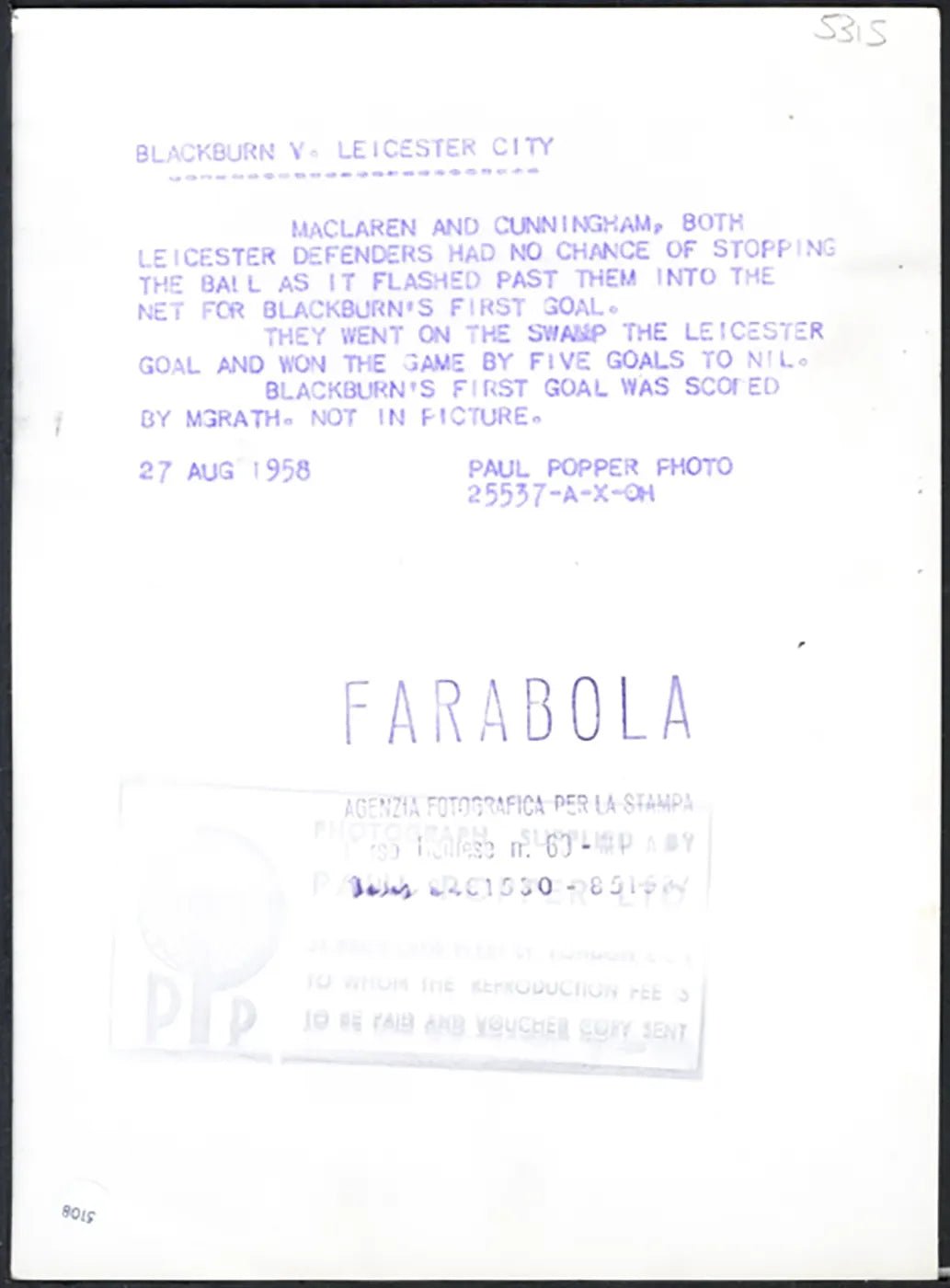 Maclaren e Cunningham del Blackburn 1968 Ft 5108 - Stampa 20x15 cm - Farabola Stampa ai sali d'argento