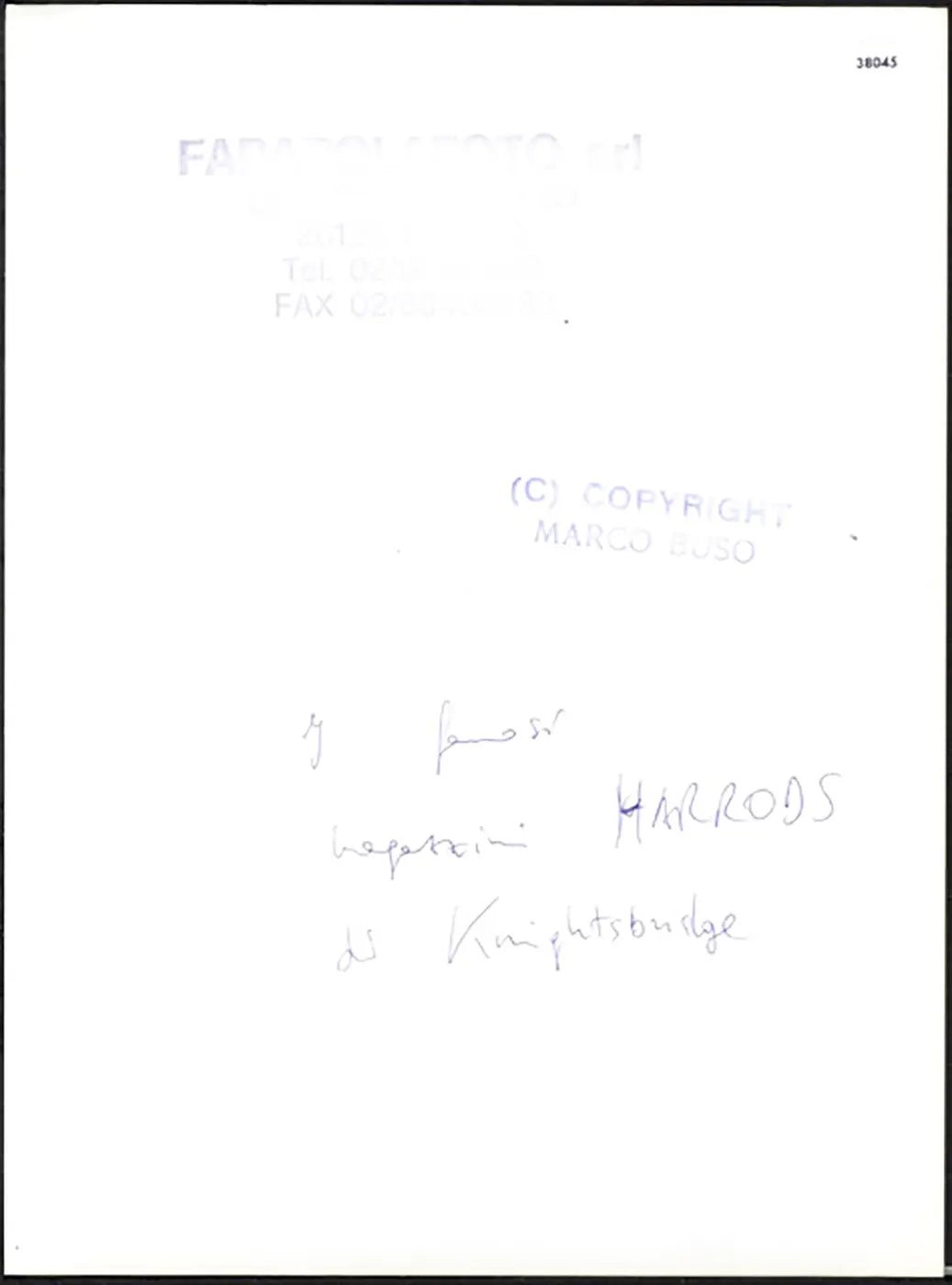 Magazzini Harrods a Londra anni 90 Ft 38045 - Stampa 24x18 cm - Farabola Stampa ai sali d'argento