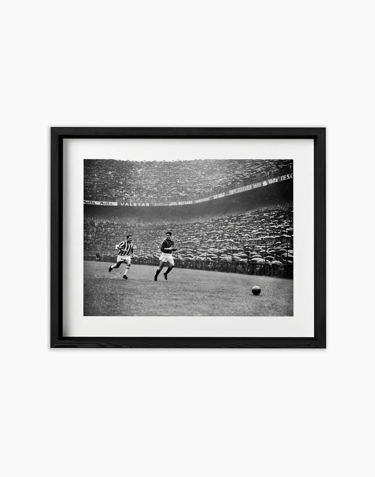 Maldini e Stivanello, Milan - Juventus 1957 - Farabola Fotografia