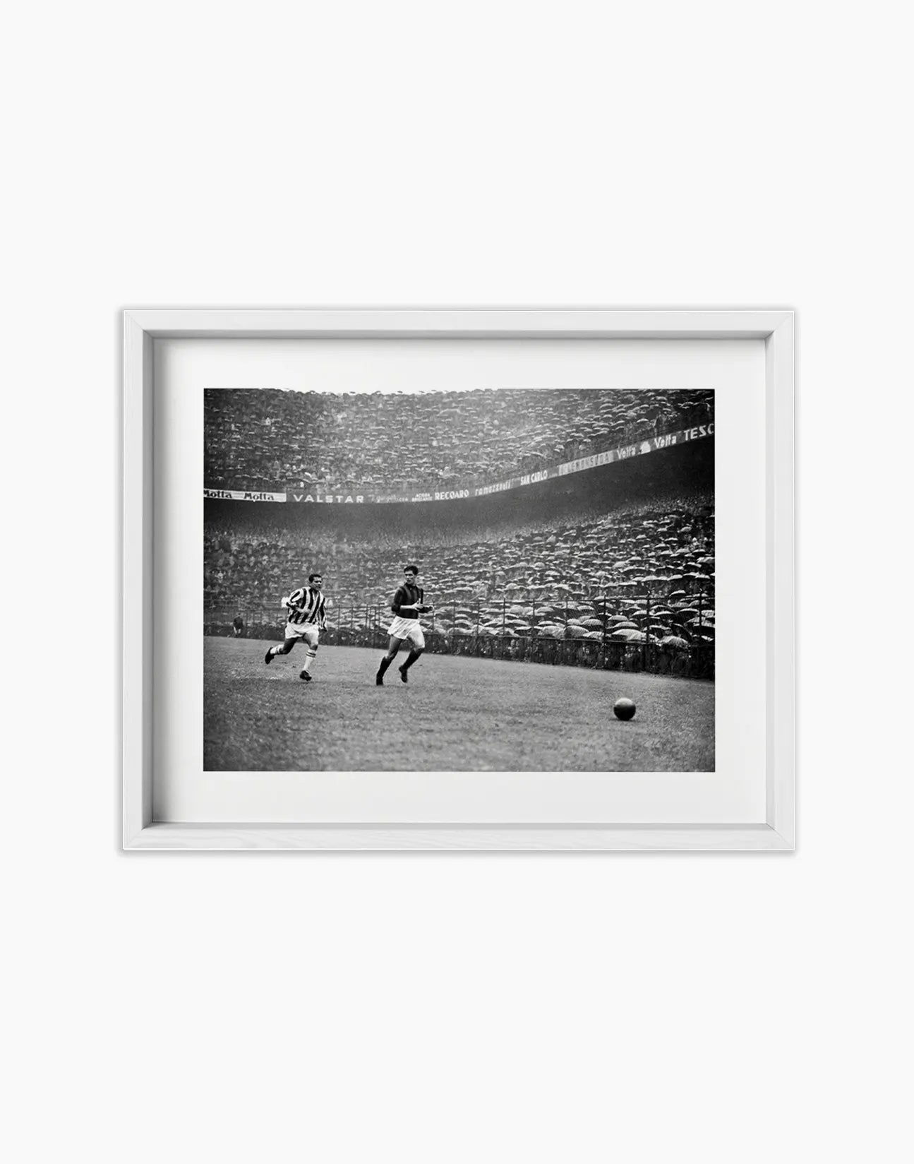 Maldini e Stivanello, Milan - Juventus 1957 - Farabola Fotografia