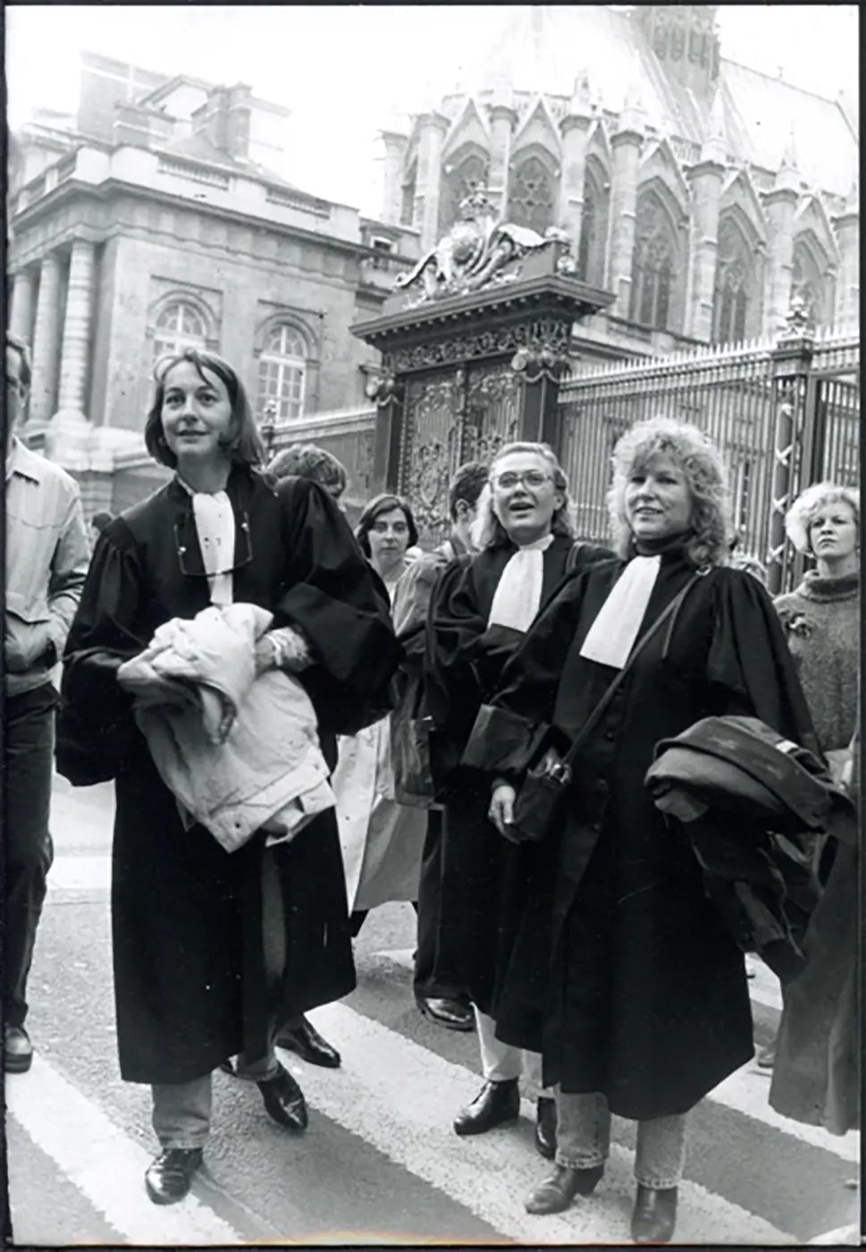 Manifestazione addetti giustizia Parigi 1990 Ft 5239 - Stampa 21x15 cm - Farabola Stampa ai sali d'argento