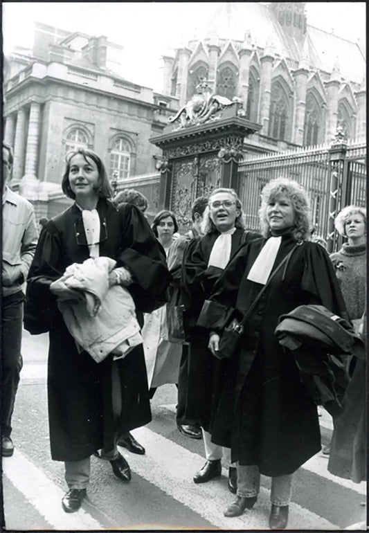 Manifestazione addetti giustizia Parigi 1990 Ft 5239 - Stampa 21x15 cm - Farabola Stampa ai sali d'argento