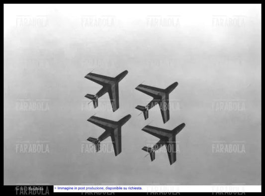 Manifestazione aerea a Linate, Milano, 1957 - Farabola Immagine digitale