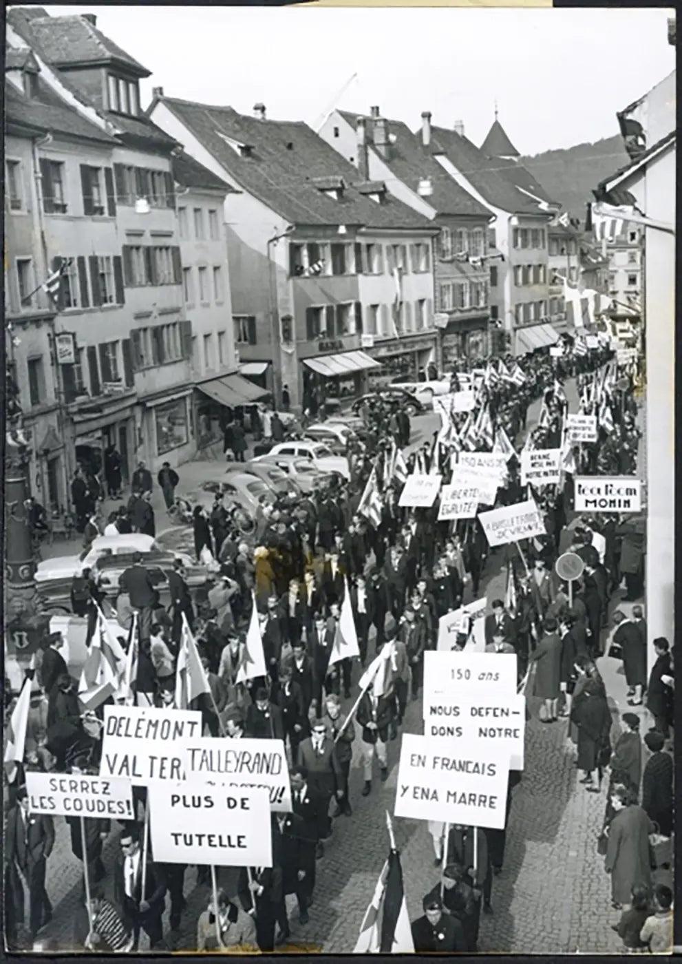 Manifestazione dei Giurassiani Svizzera 1965 Ft 5173 - Stampa 18x13 cm - Farabola Stampa ai sali d'argento