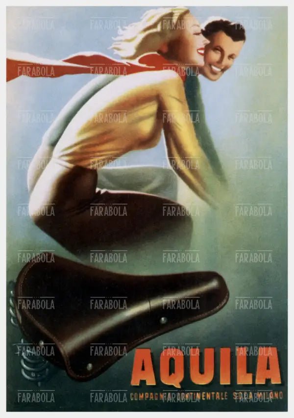 Manifesto pubblicitario della Aquila, anni 40 - Farabola Immagine digitale