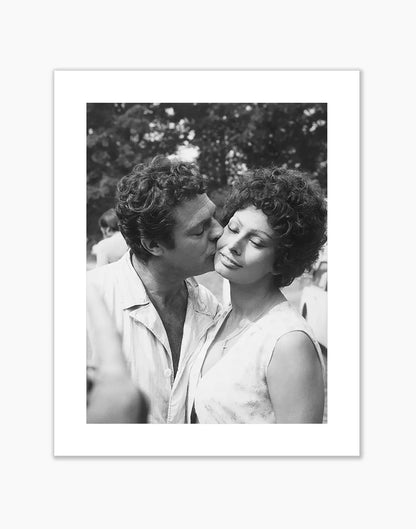 Marcello Mastroianni e Sophia Loren, film I Girasoli - Farabola Fotografia