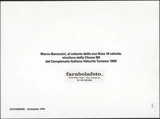 Marco Baroncini su Ibiza 1995 Ft 3527 - Stampa 24x18 cm - Farabola Stampa ai sali d'argento