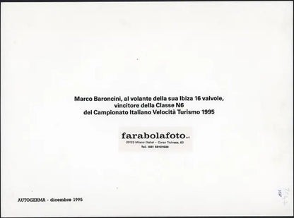 Marco Baroncini su Ibiza 1995 Ft 3527 - Stampa 24x18 cm - Farabola Stampa ai sali d'argento