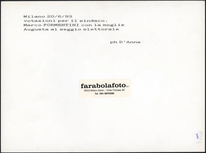 Marco Formentini al voto 1993 Ft 3368 - Stampa 24x18 cm - Farabola Stampa ai sali d'argento