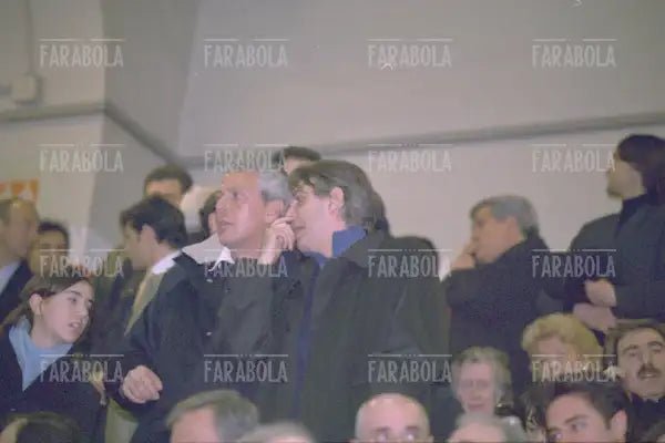 Marco Tronchetti Provera e Massimo Moratti, Milan vs Inter, 2002 - Farabola Immagine digitale