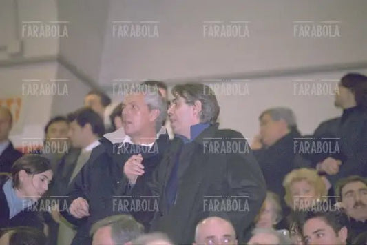 Marco Tronchetti Provera e Massimo Moratti, Milan vs Inter, 2002 - Farabola Immagine digitale
