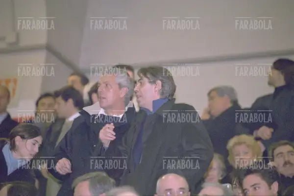 Marco Tronchetti Provera e Massimo Moratti, Milan vs Inter, 2002 - Farabola Immagine digitale
