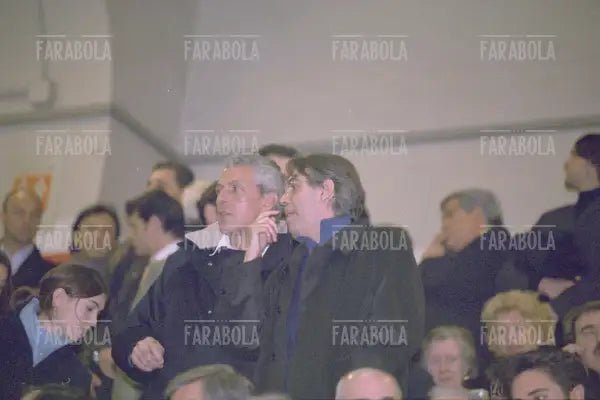 Marco Tronchetti Provera e Massimo Moratti, Milan vs Inter, 2002 - Farabola Immagine digitale