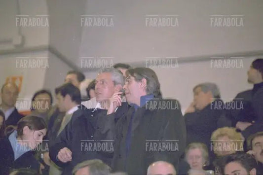 Marco Tronchetti Provera e Massimo Moratti, Milan vs Inter, 2002 - Farabola Immagine digitale