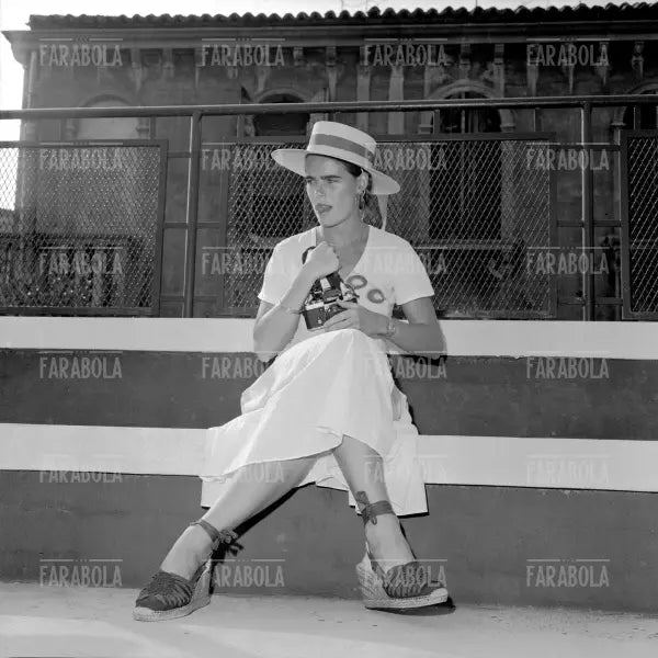 Margaux Hemingway, Festival di Venezia, 1975 - Farabola Immagine digitale