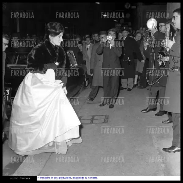 Maria Callas al dopo Scala, Milano, 1960 - Farabola Immagine digitale