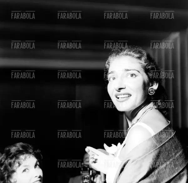 Maria Callas, Festival di Venezia, 1956 - Farabola Immagine digitale