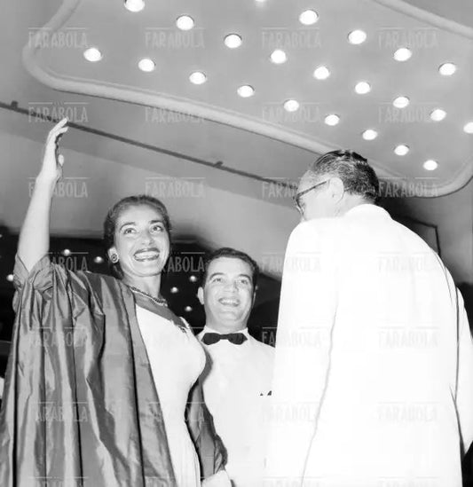 Maria Callas, Festival di Venezia, 1956 - Farabola Immagine digitale
