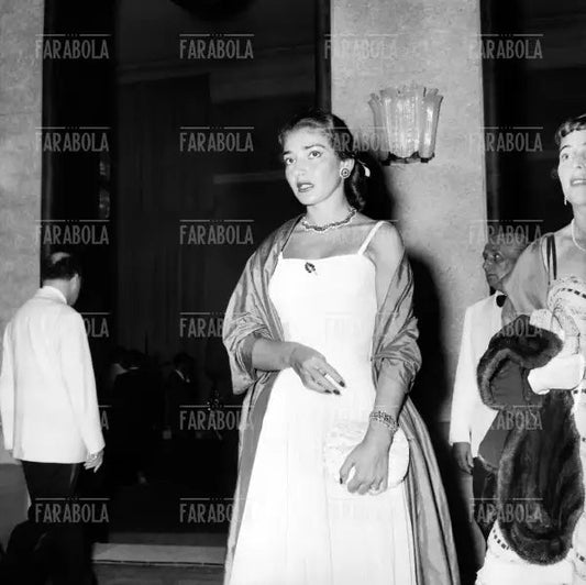 Maria Callas, Festival di Venezia, 1956 - Farabola Immagine digitale