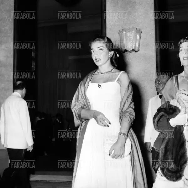 Maria Callas, Festival di Venezia, 1956 - Farabola Immagine digitale