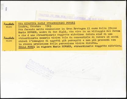 Marie Howard soggetto edietico 1983 Dt 4808 - Stampa 24x18 cm - Farabola Stampa ai sali d'argento