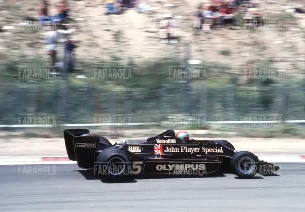 Mario Andretti su Lotus - Ford Cosworth, 1978 - Farabola Immagine digitale