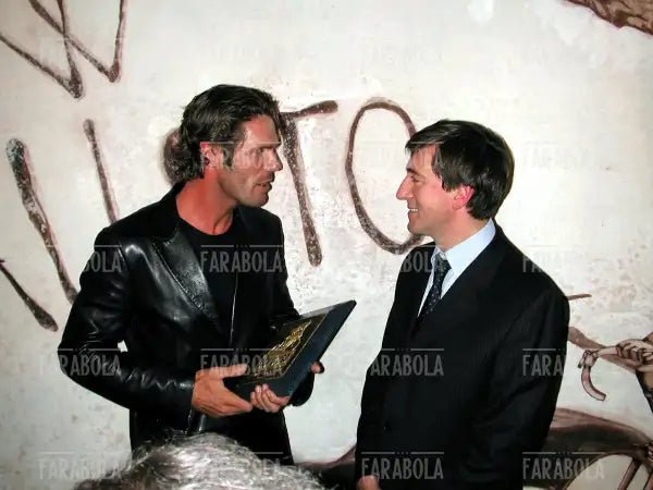 Mario Cipollini e Faustino Coppi, Premio Bici d'Oro, 2003 - Farabola Immagine digitale