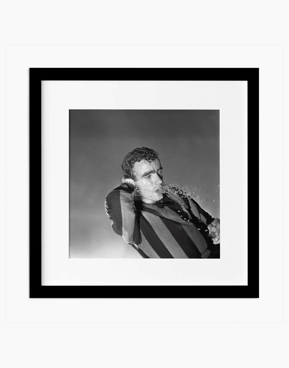 Mario Corso, Inter 1961 — stampa fine art con cornice nera