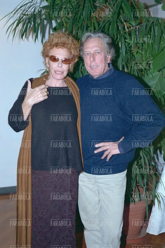 Mario Lavezzi e Ornella Vanoni, Milano, 2001 - Farabola Immagine digitale