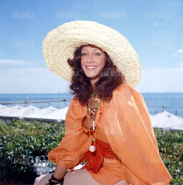 Marisa Berenson, Festival di Venezia, 1972 - Farabola Immagine digitale