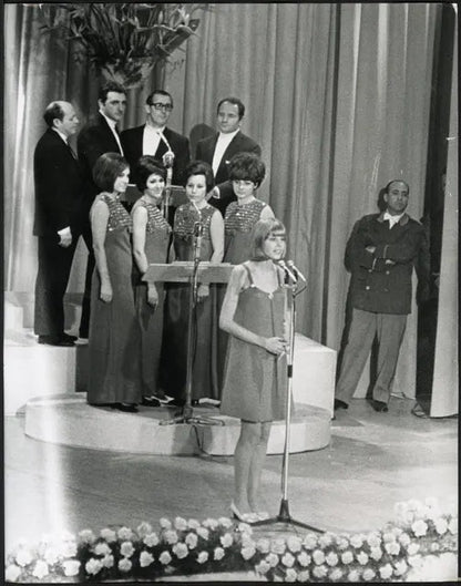 Marisa Sannia Festival di Sanremo 1968 Ft 35727 - Stampa 21x27 cm - Farabola Stampa ai sali d'argento