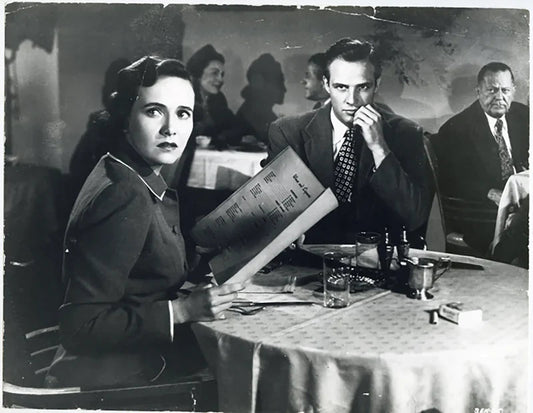 Marlon Brando e Teresa Wright film Uomini Ft 37283 - Stampa 21x27 cm - Farabola Stampa ai sali d'argento