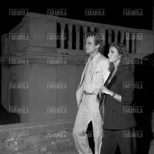 Martin Balsam e Stefania Sandrelli, Festival di Venezia, 1979 - Farabola Immagine digitale