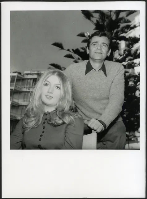 Mary Hopkin e Sergio Endrigo Sanremo 1969 Ft 35672 - Stampa 24x18 cm - Farabola Stampa ai sali d'argento (anni 90)