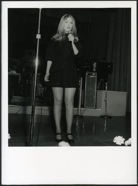 Mary Hopkin Sanremo 1969 Ft 35666 - Stampa 24x18 cm - Farabola Stampa ai sali d'argento (anni 90)