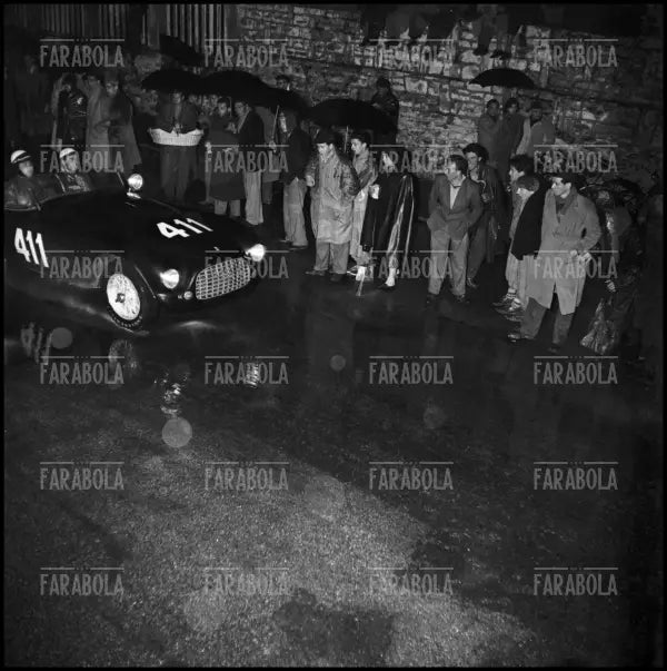 Marzotto e Marchetto, Mille Miglia, 1951 - Farabola Immagine digitale