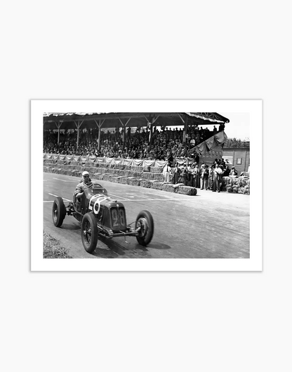 Maserati sul circuito della Superba, Genova 1937 — stampa fine art