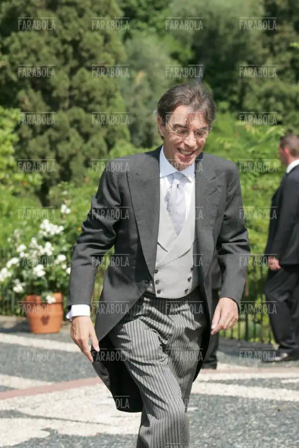 Massimo Moratti al matrimonio tra Giada Tronchetti Provera e Carlo Noseda, Portofino, 2004 - Farabola Immagine digitale