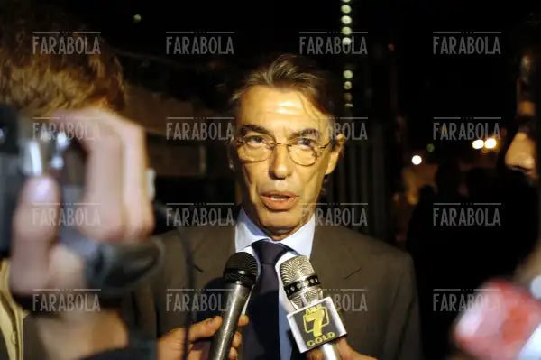 Massimo Moratti alla festa dell'Inter nel locale Casablanca, Milano, 2003 - Farabola Immagine digitale