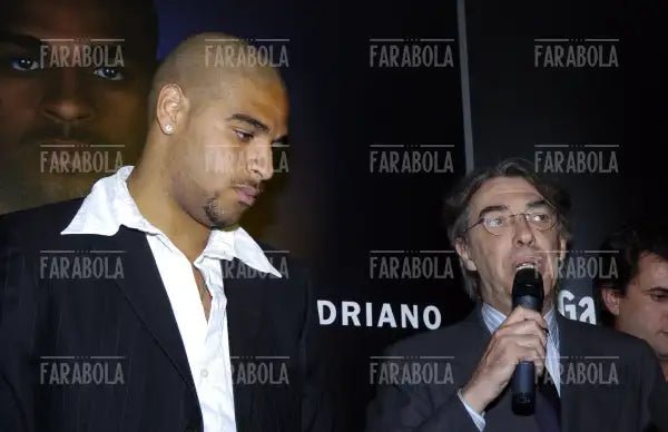 Massimo Moratti con Adriano, Milano, 2005 - Farabola Immagine digitale