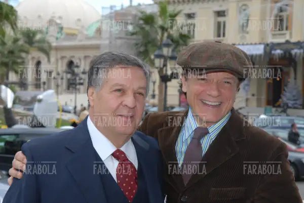 Massimo Ranieri e Renato Pozzetto, Festival di Monte Carlo, Monaco, 2006 - Farabola Immagine digitale
