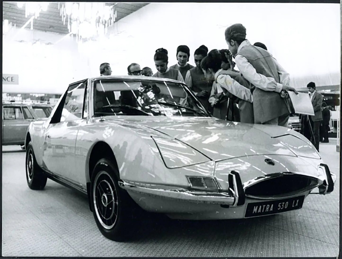 Matra 530 LX Salone Auto Parigi 1970 Ft 36480 - Stampa 24x18 cm - Farabola Stampa ai sali d'argento