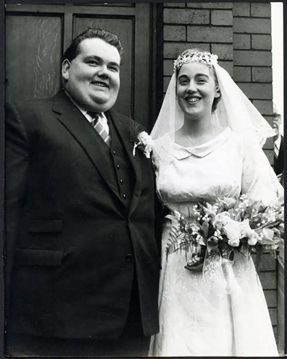 Matrimonio a Balby 1959 Ft 38120 - Stampa 20x15 cm - Farabola Stampa ai sali d'argento