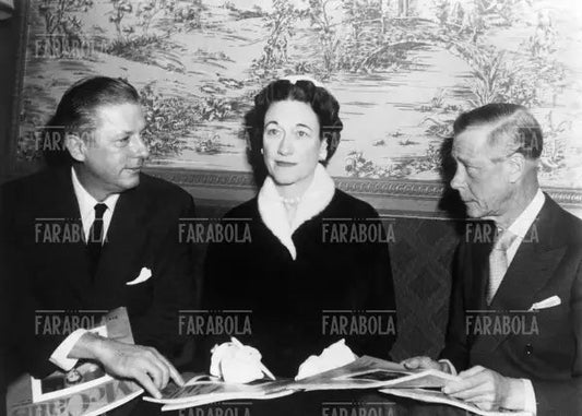 Matrimonio dei Duchi di Windsor Edoardo e Wallis Simpson, New York, 1956 - Farabola Immagine digitale