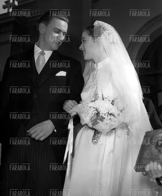 Matrimonio tra il principe Nicola Romanoff e Sveva Costanza della Gherardesca, 1952 - Farabola Immagine digitale