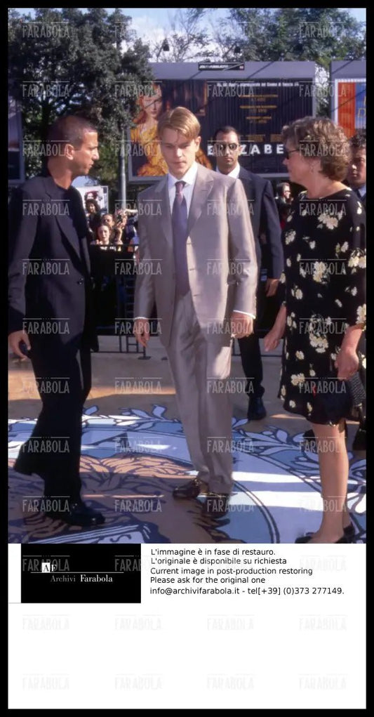 Matt Damon, Festival di Venezia, 1998 - Farabola Immagine digitale